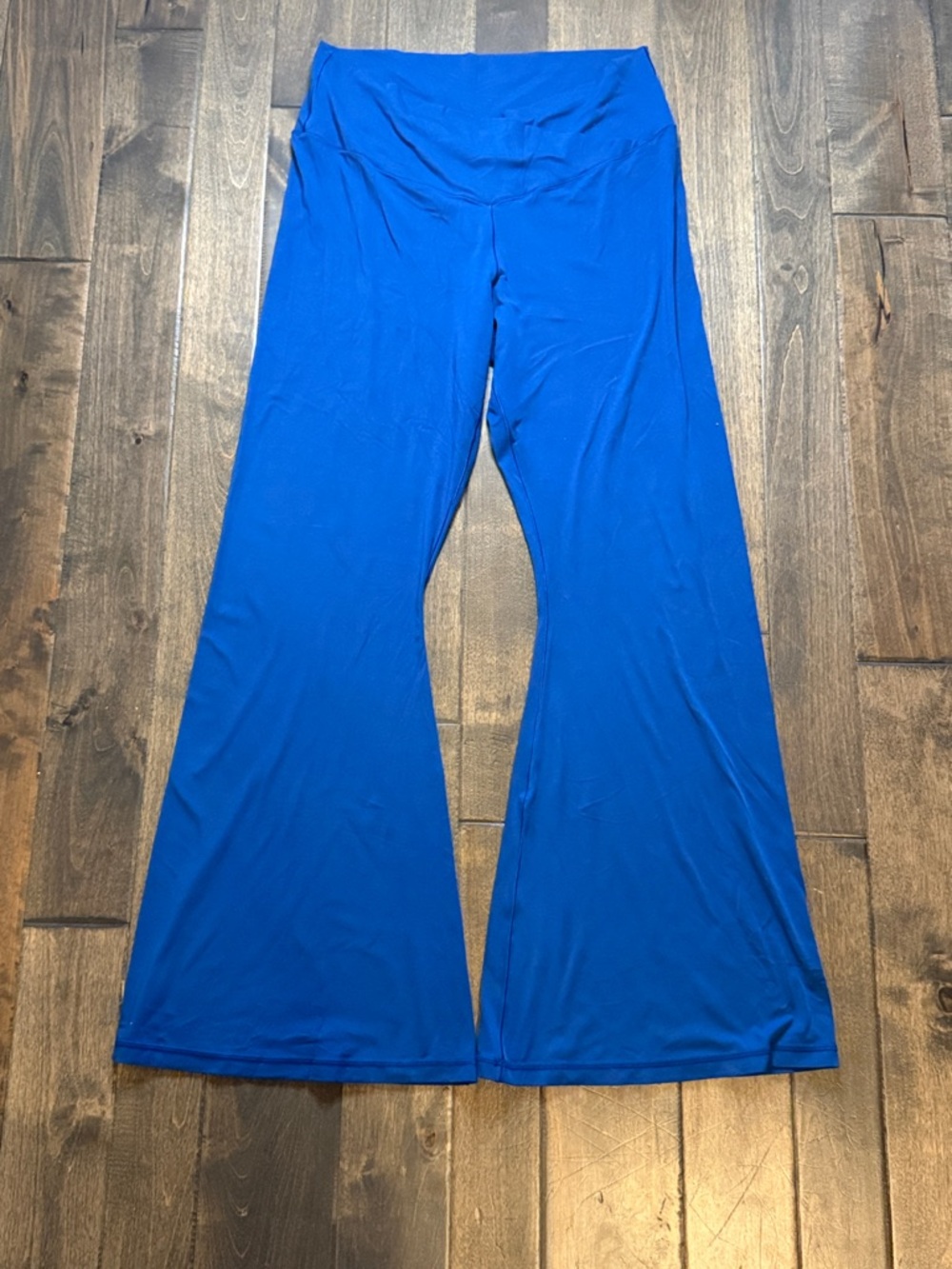 Aerie Royal Blue Wide Leg Yoga Pants XXL | High Rise Flare Lounge Activewear